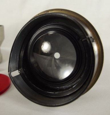 CARL ZEISS Jena TESSAR 80mm f/2.8 8cm Lens screw on OMAG dural CARL ZEISS Jena TESSAR 80mm f/2.8 8cm Lens screw on OMAG dural
