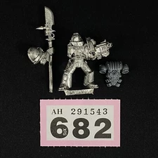 1 GREY KNIGHTS SPACE MARINE METAL POWER ARMOUR FORCE HALBERD WARHAMMER 40K