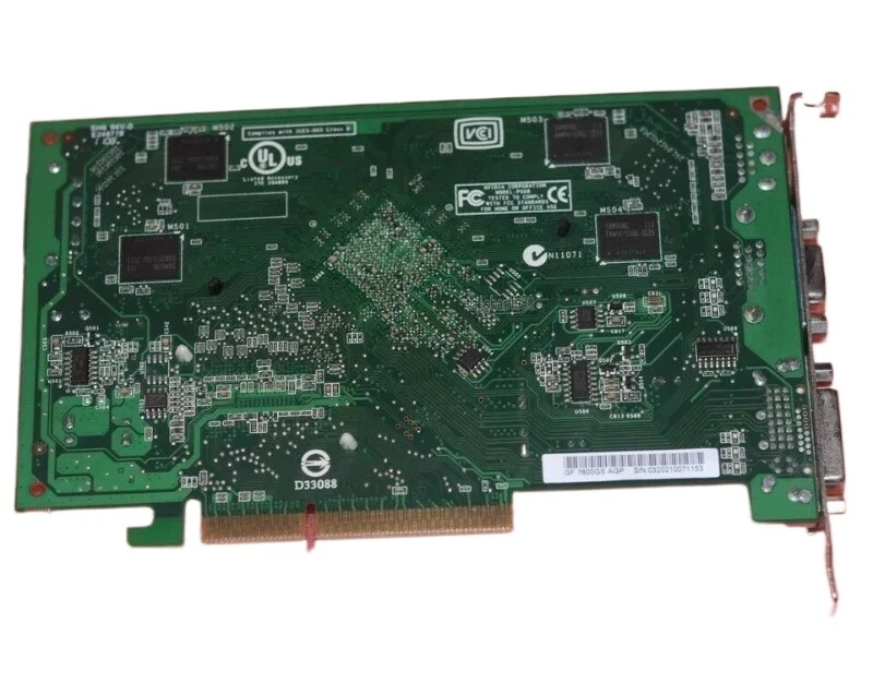 Nvidia GeForce 7600GS AGP 512MB Video Card TVO DVI VGA Stallone, Devil SWAT - Image 4 of 4