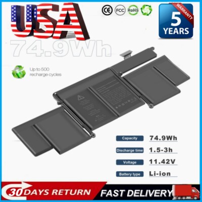 Lot 10x A1582 Battery For Apple MacBook Pro Retina 13'' A1502 Early 2015 Mid 2014