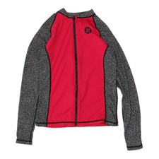 Hurley Womens Pink Nylon Elastane Full Zip Lightweight Jacket | Vintage