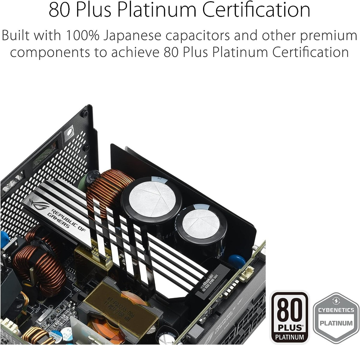 Asus 850W ROG LOKI SFX-L Platinum White Edition PSU, Small