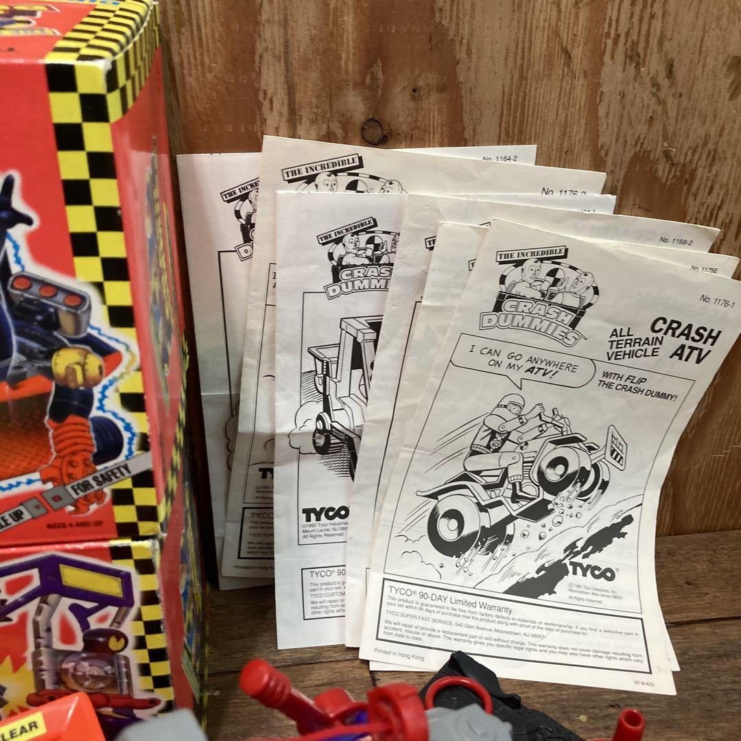 USビンテージトイ　クラッシュダミーズ　タイコーTYCO アメリカ版　アメトイ Us Vintage Toy Crash Dummies Taiko Tyco American Version Ame