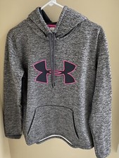 Under Armour Womens Black Space Die Hoodie size S