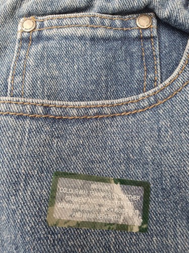Dunnes Vintage DNM V:63 Men's Blue Cotton Blend Regular Jeans 38W 30L - 第 6/17 張圖片