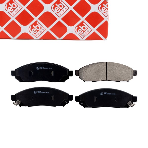 febi 170304 BremsbeläGe FüR Nissan NP300 Navara Pathfinder III Leaf ZE0 Vorne-image