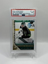 2020 UD Jake Oettinger #T-90 05-06 Tribute Exclusives 86/100 PSA 9 MINT 🔥🔥🔥🔥