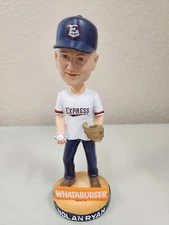 Round Rock Express Nolan Ryan 2019 Whataburger Bobblehead In Box New Rare