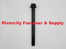 7/16-14x5 Flange Bolts 7/16 x 14 x 5.0 Grade 8 Screws 7/16x14 x 5" Bolt Screw