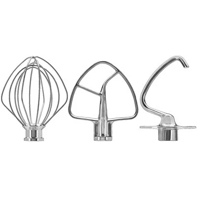 KitchenAid 5KSM5TH3PSS Küchenmaschinen Zubehör-Set aus Edelstahl