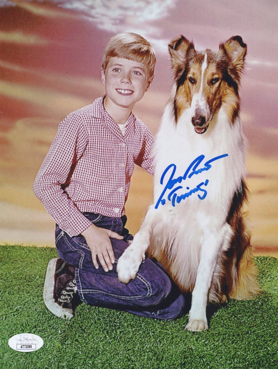 JON PROVOST Hand Signed LASSIE 8x10 Photo Timmy AUTHENTIC