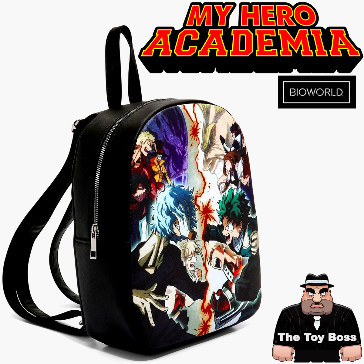 Bioworld My Hero Academia Battle‎ School Mini Backpack MyHeroAcademiaXSanrioKittyColo  main image 3
