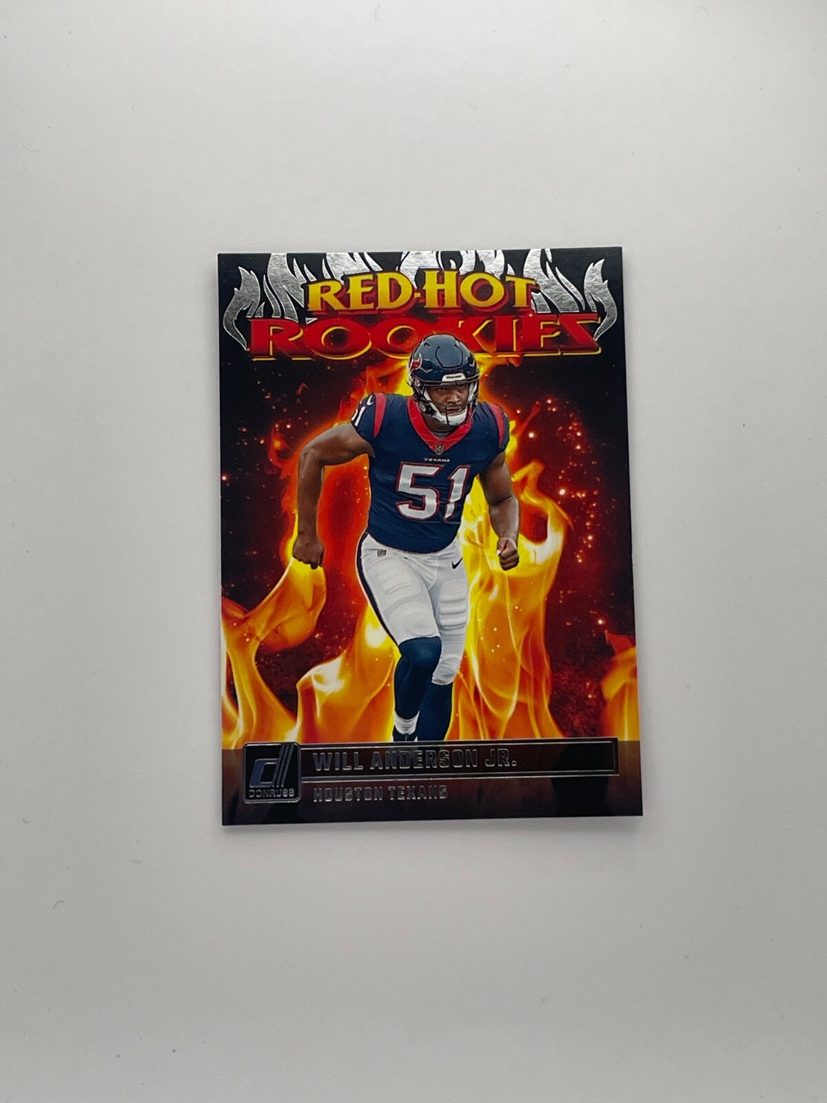 2023 Donruss Will Anderson Jr. Red Hot Rookies RC #RHR-1 Texans