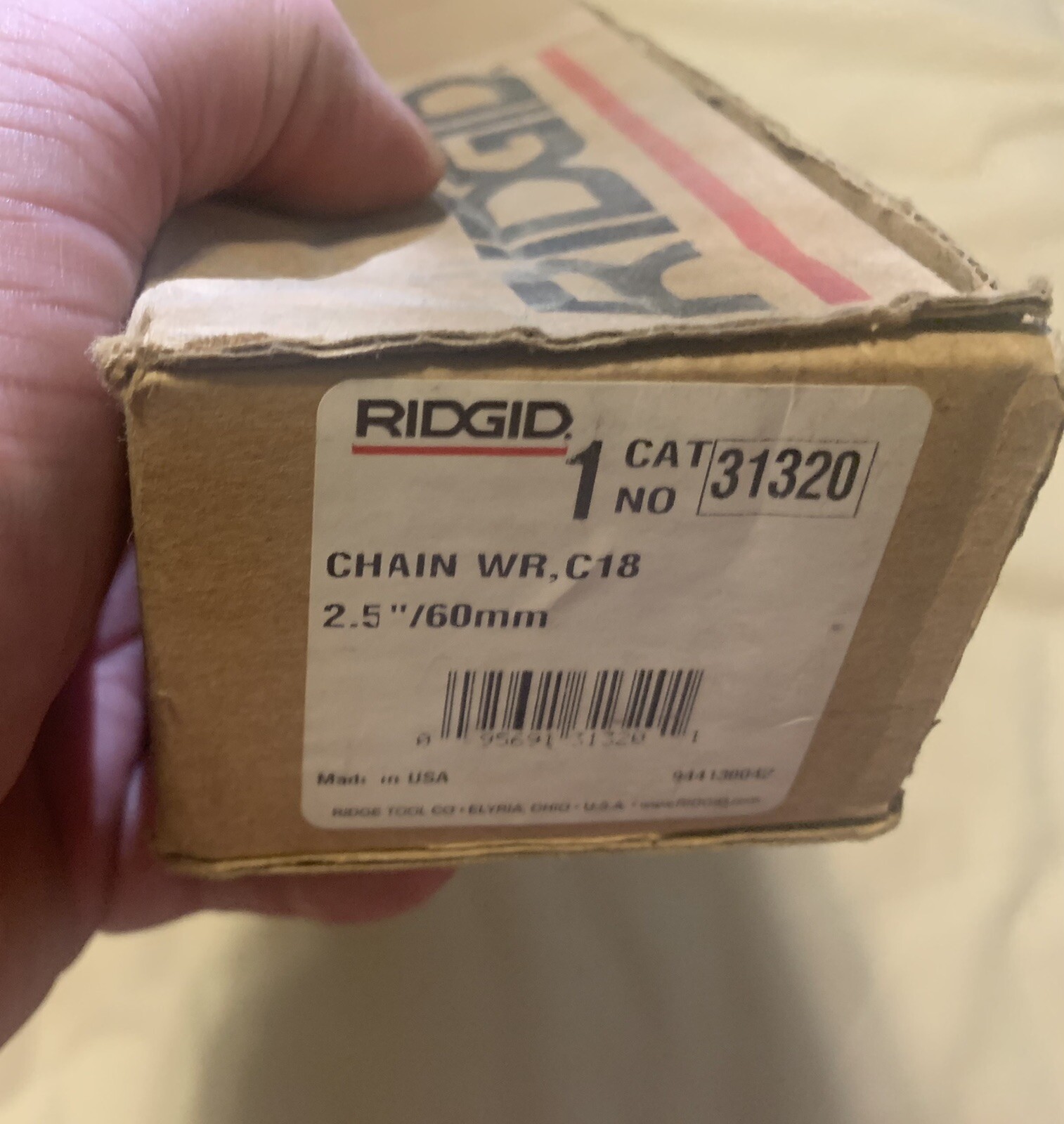 RIDGID C18 Chain Wrench 31320 for sale 