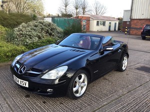Mercedes Benz Slk 200 Black 2004 Automatic Sports Convertible Ebay Image Is Loading Mercedes Benz Slk 200 Black 2004 Automatic Sports