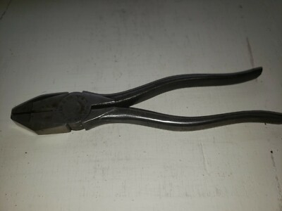 H. Boker and Company Lineman Pliers. 7.5 Inches Long. USA-Nice Cond. PRICE SELLS