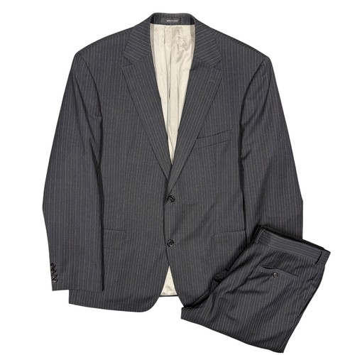 Hugo Boss Pasolini1/Movie1 Suit Pinstripe 2pc Grey 46R W38xL31