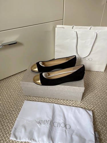 Original Jimmy Choo Ballerinas Black/Gold - Bild 9 von 15