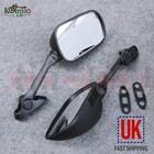 Fit For Suzuki SV650/S SV1000/S 2003-2009 Black Motorcycle Rear View Side Mirror