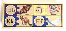 MELISSA and DOUG Self-correcting A-Z Letter Puzzles