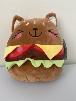 burger cat plush