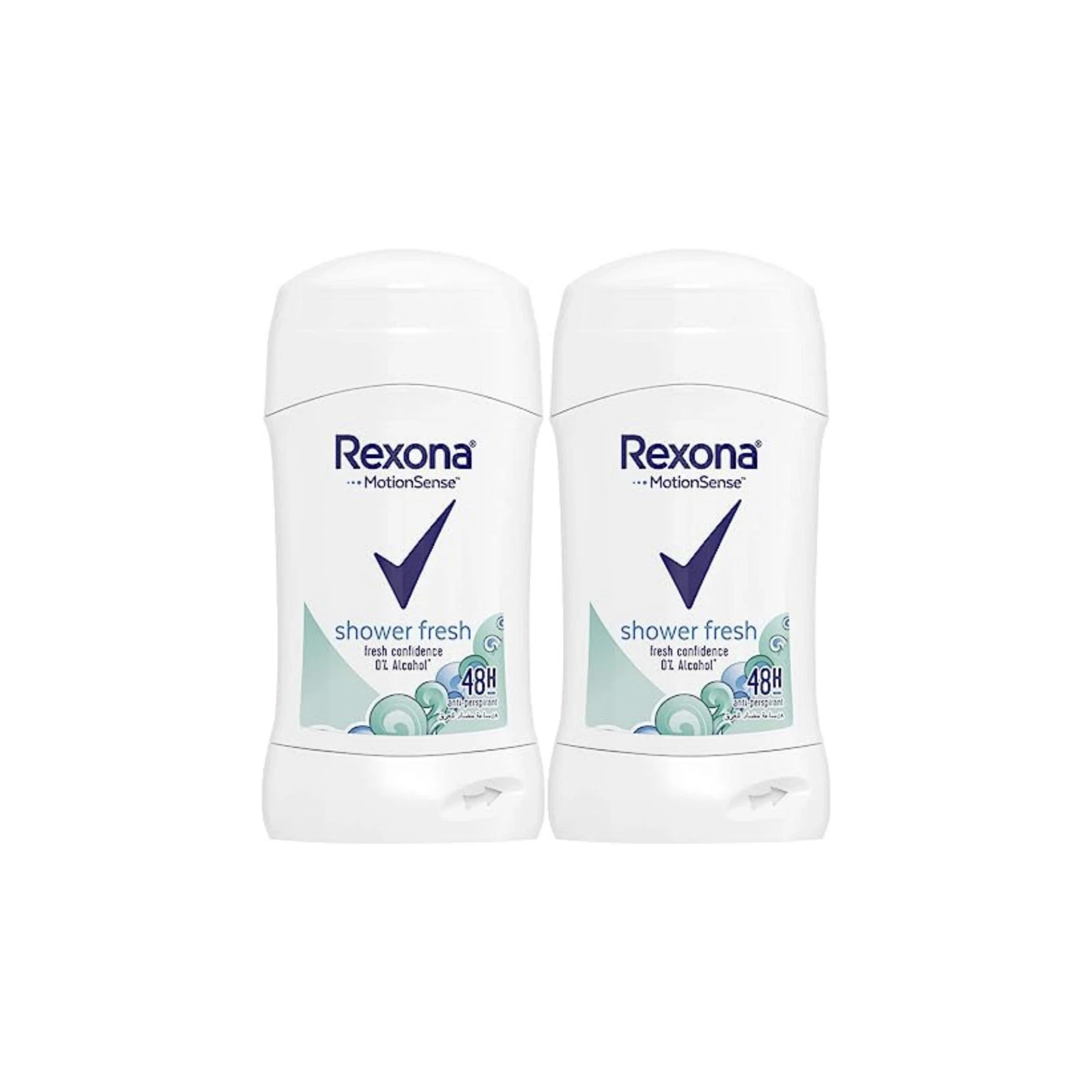 Rexona Women's Stick Shower Fresh 48H Anti-perspirant 40ml 2 Pack
