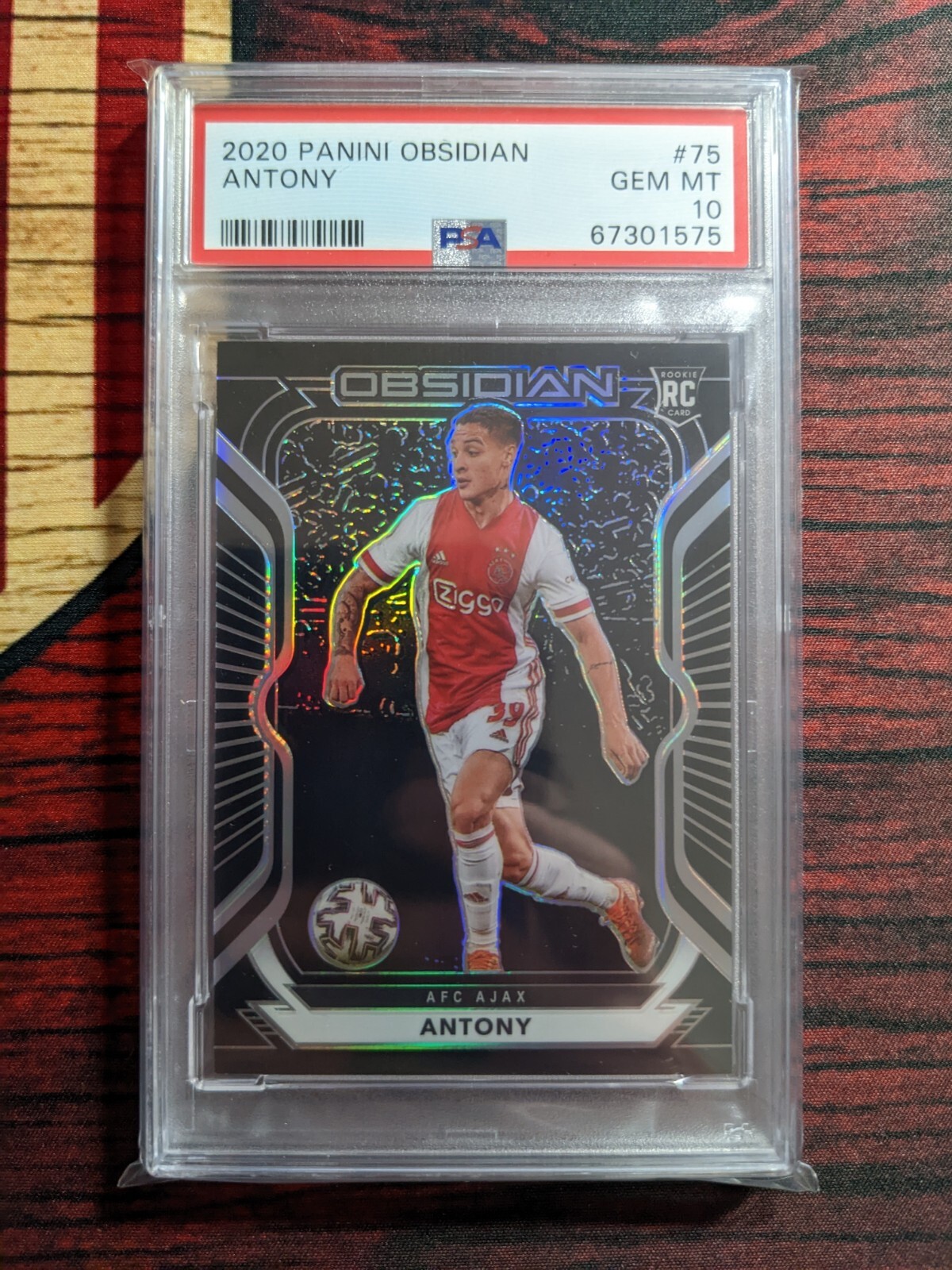 Antony Ajax 2020 2021 Panini Obsidian #75 PSA 10 GEM MINT RC Rookie 60/195