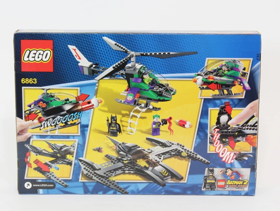 NUEVO Lego BATWING BATTLE OVER GOTHAM CITY Set 6863 Batman Joker Minifiguras Foto 4 de 4