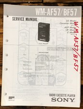 Sony WM-AF57 WM-BF57  Service Manual Original 