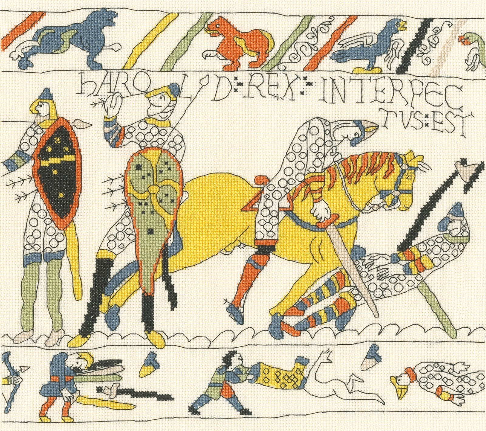 The Demise Of King Harold Cross Stitch Kit Bothy Threads