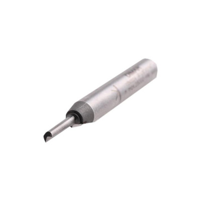 Gerader Fräser mit zwei Nuten - 3 mm Durchmesser x 11 mm Schnitttiefe - 1/4 Zoll Schaft
