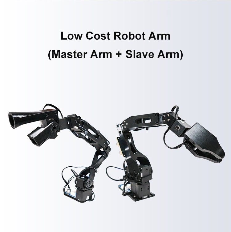 Low Cost Robot Arm ROS Open Source Robotic Arm (5DOF Master Arm+5DOF Slave  Arm)