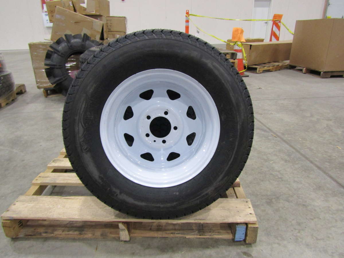 Lot of 4 Eco Trail Trailer Tire W/ 5 Lug Wheel ST205/75D15 eBay