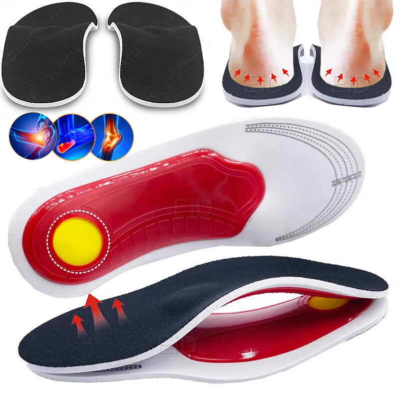 High Arch Support for Plantar Fasciitis Orthotic Shoe Insoles Inserts Flat  Feet