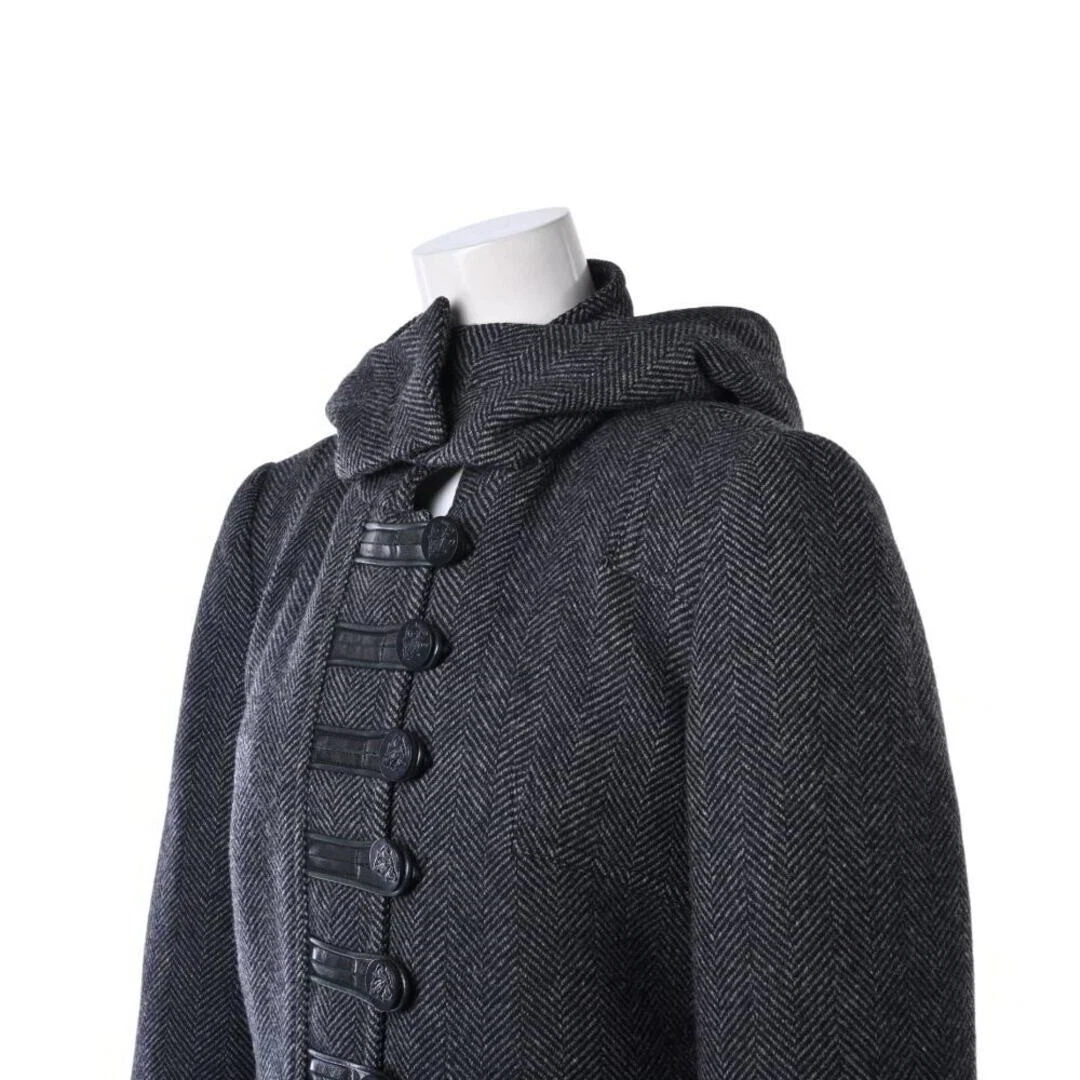 Gucci tweed giacca con cappuccio bluson donna