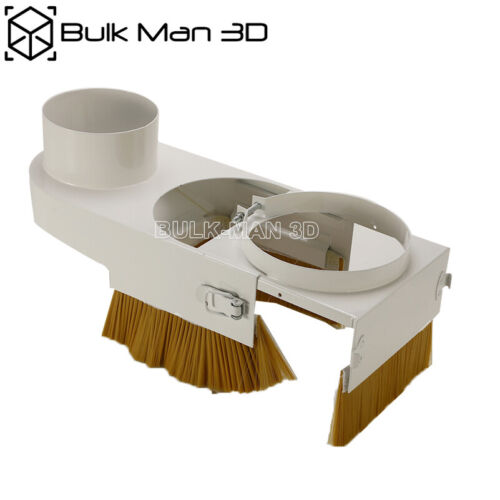 Chaussure à poussière CNC 65mm 80mm CNC Routeur Broche Aspirateur Cache-poussière Brosse Outil - Photo 3/9