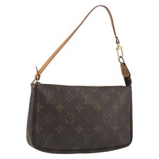 LOUIS VUITTON Monogram Pochette Accessoires Pouch M51980 LV Auth 195016