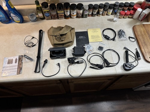 INVISIO X50 INV-X50-KIT Comms In-Ear Headset PTT Volume UHF/VHF Single