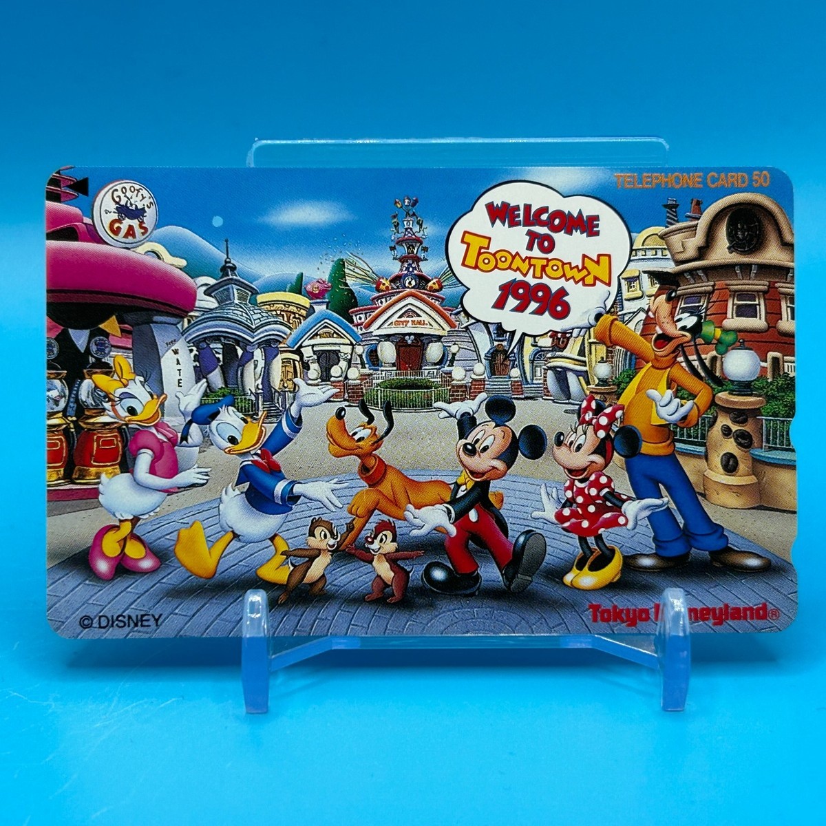 Mickey Toontown The Walt Disney Tokyo Disneyland Telephone Card