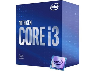 Intel CPU BX8070110100F Core i3-10100F / 3.6GHz / 6MB LGA1200 4C / 8T