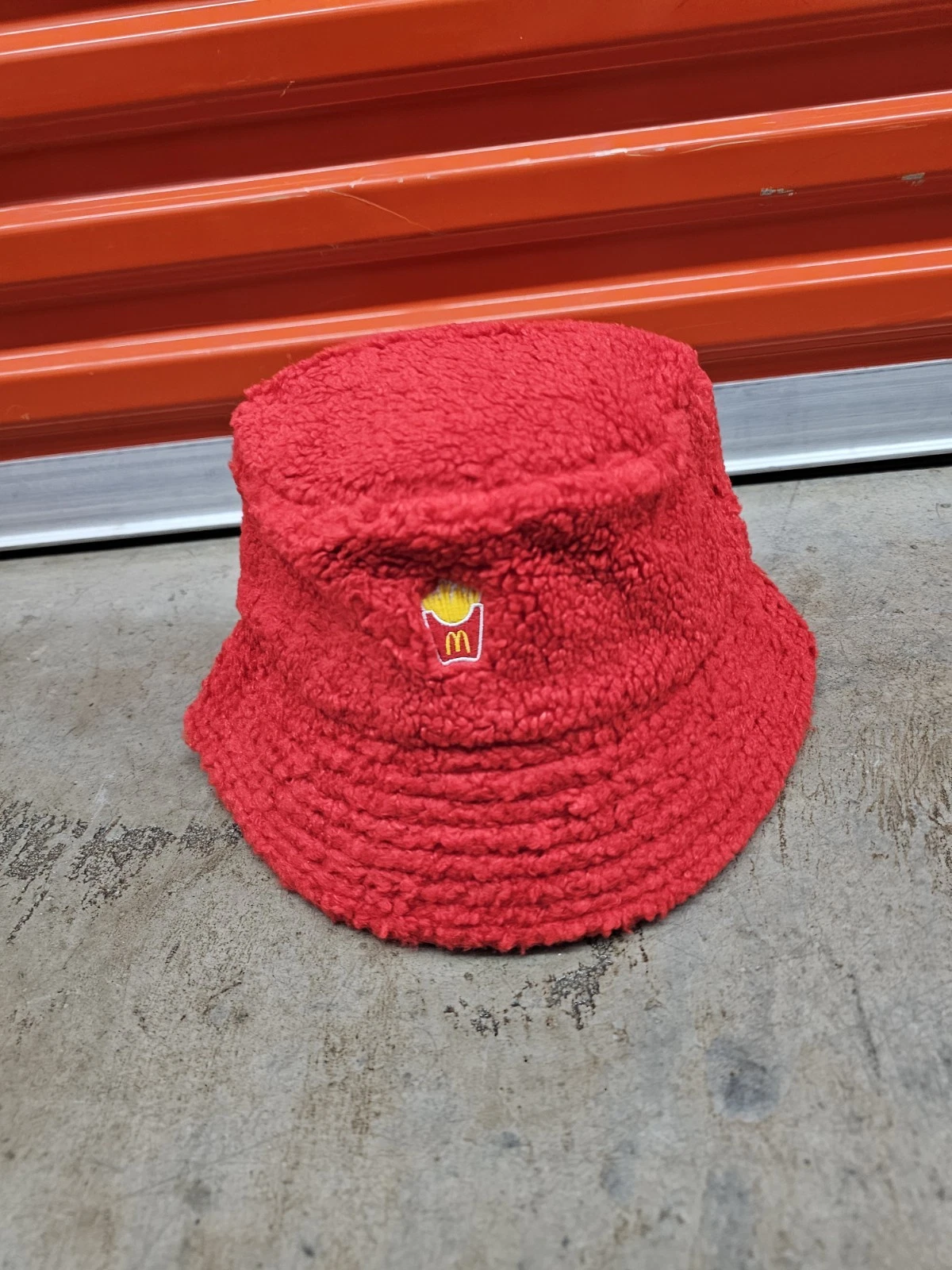 Mcdonald's Froes Red Sherpa Bucket Hat