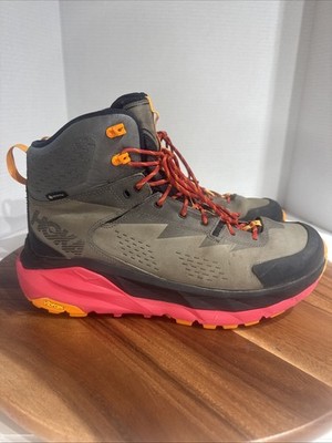 HOKA ONE ONE Men's Sky Kaha Hiking Boots Black/ Grey,  Size 11.5