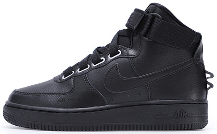 Nike Air Force 1 Utility High Triple Black W for sale | eBay