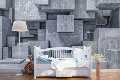 3D 3D Geometric Wall Murals Wallpaper Murals Wall Sticker