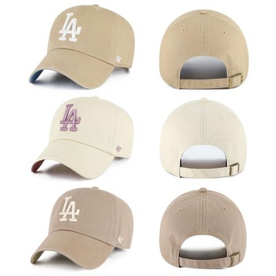 '47 Brand MLB Los Angeles Dodgers Ballpark CLEAN UP Cap Basecap LA Logo UsedLook