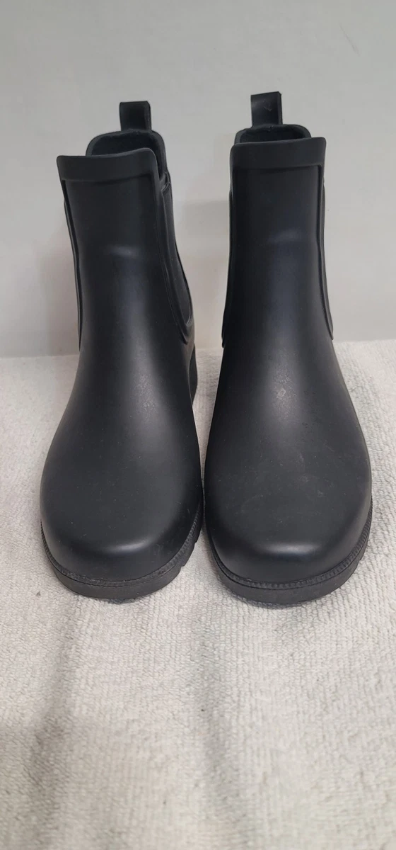 Eddie Bauer Black Rubber Chelsea Rain Boots s-l400.jpg main image 4