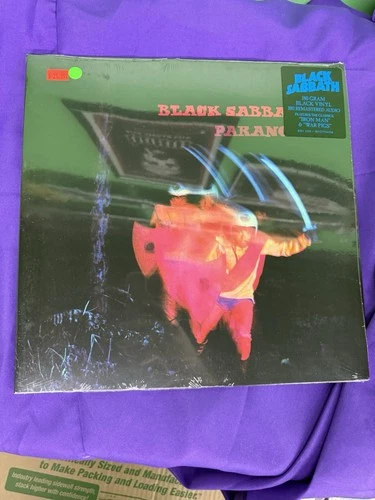 Black Sabbath ~Paranoid ~ 180g Black Vinyl 2012 Remastered Sealed Vinyl