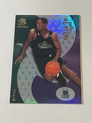 #ad 1999 00 SKYBOX E X #87 RAFER ALSTON RC 3499 SKIP 2 MY LOU LEGEND $12.99