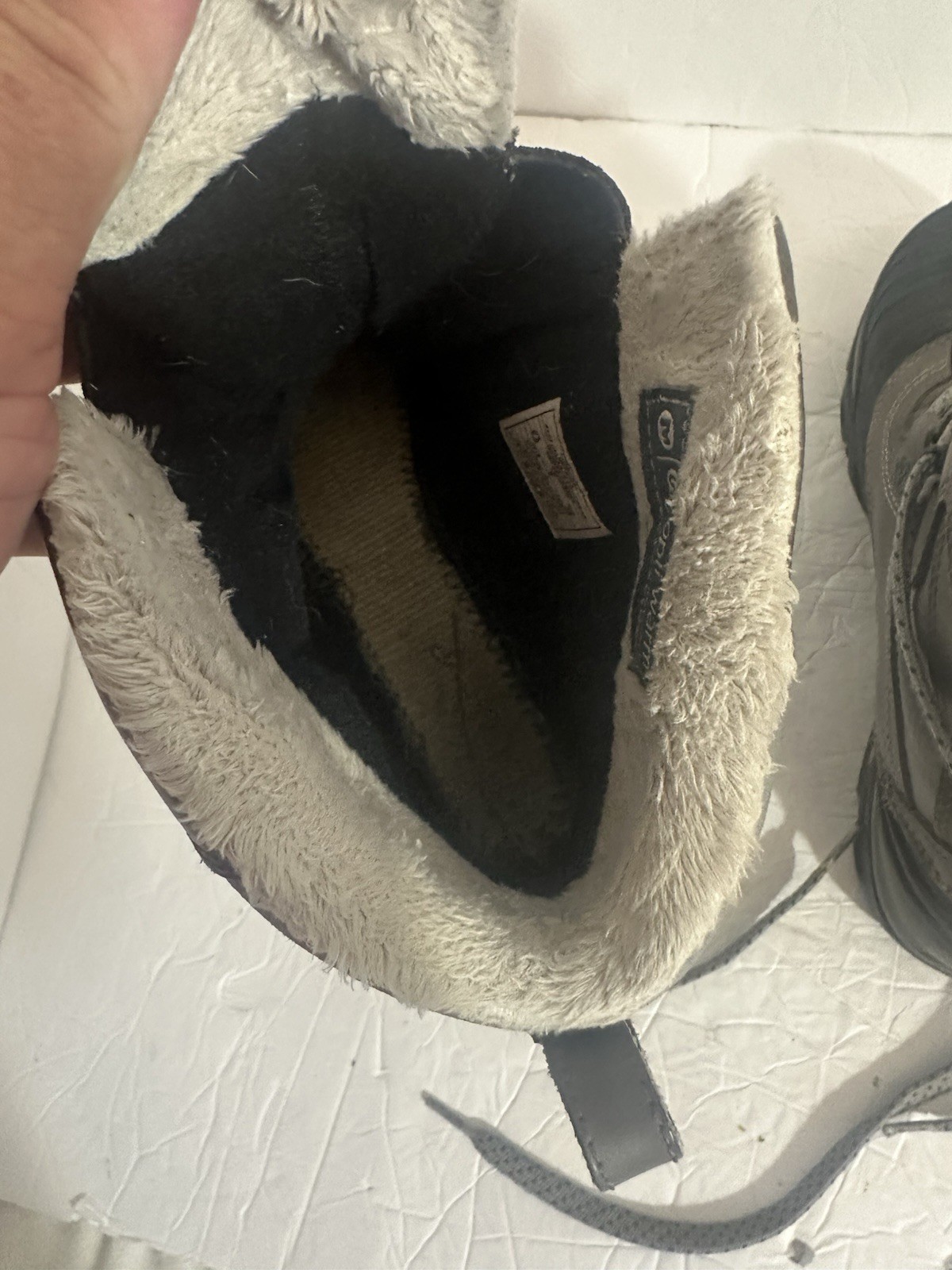 Stivali da neve Merrell Snowbound impermeabili OptiWarm antracite donna taglia 8 5 J55622