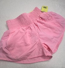 Girl's Shorts Running Size L 10/12 All In Motion Pink Stash Pockets UV Pro